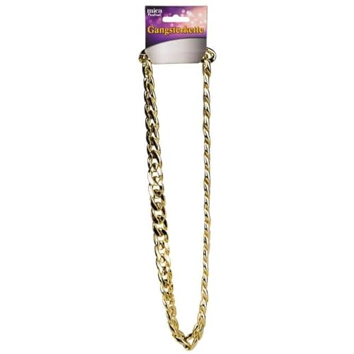 mica Festival Faschingsschmuck - Gangsterkette gold von mica Festival