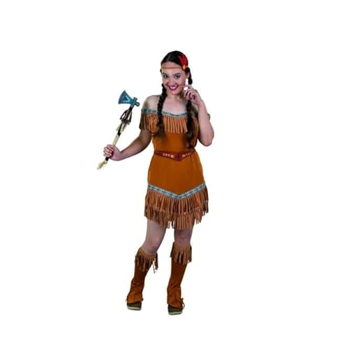 mica Festival Kostüm - Amerikanische Ureinwohnerin - Erwachsene - in verschiedenen Größen 32/34 von mica Festival
