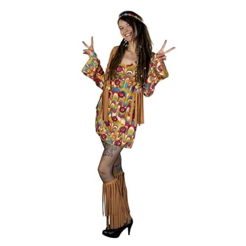 mica Festival Kostüm - Hippie - Erwachsene - in verschiedenen Größen XS 32/34 von mica Festival