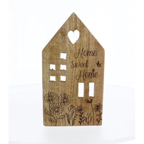 mica Living Haus Home Sweet Home braun - ca. 11 x 1,5 x 20 cm mica Living Haus Home Sweet Home braun - ca. 11 x 1,5 x 20 cm von mica Living