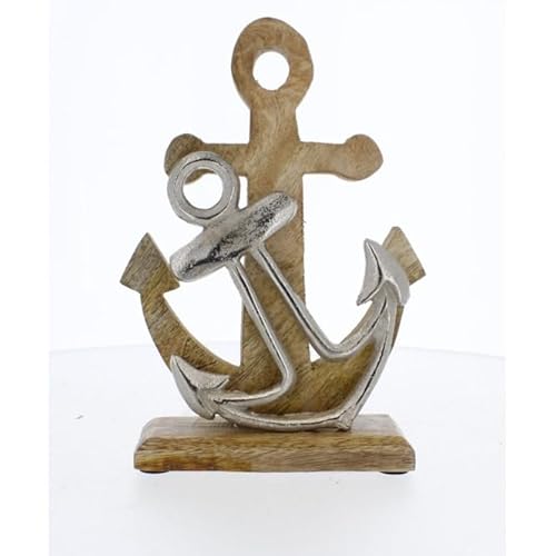mica Living Standdeko - Anker - braun/Silber - ca. 15,5 x 5 x 21 cm mica Living Standdeko - Anker - braun/Silber - ca. 15,5 x 5 x 21 cm von mica Living