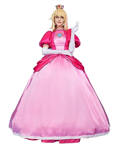 miccostumes Damen Erwachsene Kostüm Prinzessin Cosplay Deluxe Set Top und Rock mit Bustle und Handschuhe (XL) von miccostumes
