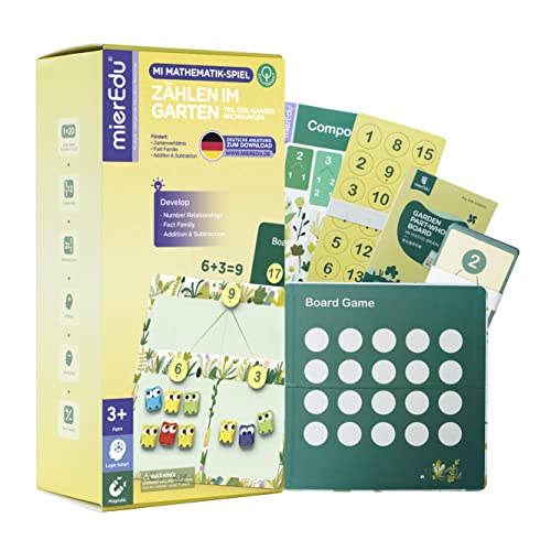 mierEdu Magnetspiel – Zählen im Garten – Lernspiel zur Förderung mathematischer Fähigkeiten – Reise-Spielzeug ab 3 Jahren – Smart Games für unterwegs – Magnettafel für Autofahrt, Flugzeug & Restaurant mierEdu Magnetspiel – Zählen im Garten – Lernspiel zur Förderung mathematischer Fähigkeiten – Reise-Spielzeug ab 3 Jahren – Smart Games für unterwegs – Magnettafel für Autofahrt, Flugzeug & Restaurant von mierEdu