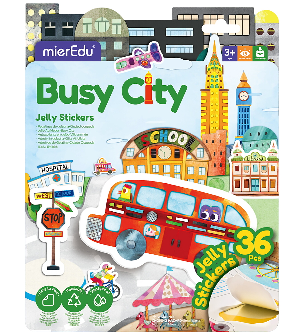 mierEdu Stickerbuch - Jelly Sticker - Viel los Stadt - mierEdu - One Size - Sticker mierEdu Stickerbuch - Jelly Sticker - Viel los Stadt - mierEdu - One Size - Sticker von mierEdu