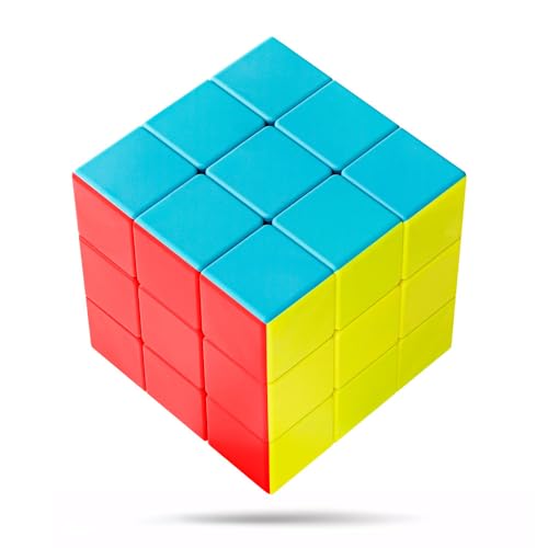 MikaMax Mega Cube – XL Speedcube Puzzle – Ohne Aufkleber – Leuchtende Farben – Sanft & Schnell Drehbar – Für Anfänger & Profis von mikamax