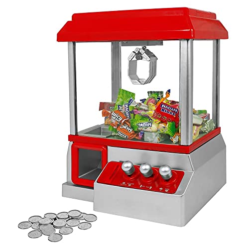 mikamax Candy Grabber – Süßigkeitenautomat im Mini-Kirmes-Stil, Greifautomat mit Spiel und Ersatzmünzen mikamax Candy Grabber – Süßigkeitenautomat im Mini-Kirmes-Stil, Greifautomat mit Spiel und Ersatzmünzen von mikamax