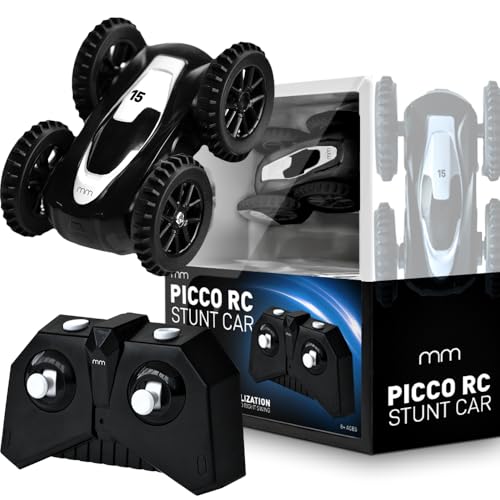 mikamax Picco RC Stunt Car – Stuntauto mit 360° Rotation & Flips – Wiederaufladbar mit Fernbedienung – All-Terrain Reifen – Für Kinder & RC-Fans mikamax Picco RC Stunt Car – Stuntauto mit 360° Rotation & Flips – Wiederaufladbar mit Fernbedienung – All-Terrain Reifen – Für Kinder & RC-Fans von mikamax