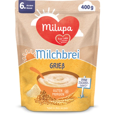 Milupa Milchbrei Grieß Guten Morgen 400 g ab dem 6. Monat von milupa