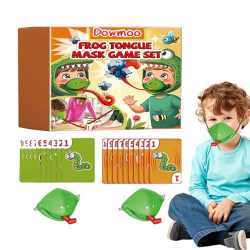 mimika Froschspiel, Chamäleonspiel, Chamäleon streckt die Zunge heraus, Streichspielzeug, Zunge herausstreckendes Froschspielzeug, interaktives Eltern-Kind-Kampfspiel, kreatives interaktives Spielzeug von mimika