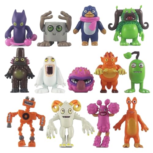 mimika Meine Singenden Monst-er Spielzeuge, My Singing Mon-sters Plüsch, 13 Fun Game Meine Singenden Mon-sters Figuren, Cartoon-Spaß-Modell-Geburtstagsdekorationen, Seltsame Tiermonsterspielzeuge mimika Meine Singenden Monst-er Spielzeuge, My Singing Mon-sters Plüsch, 13 Fun Game Meine Singenden Mon-sters Figuren, Cartoon-Spaß-Modell-Geburtstagsdekorationen, Seltsame Tiermonsterspielzeuge von mimika