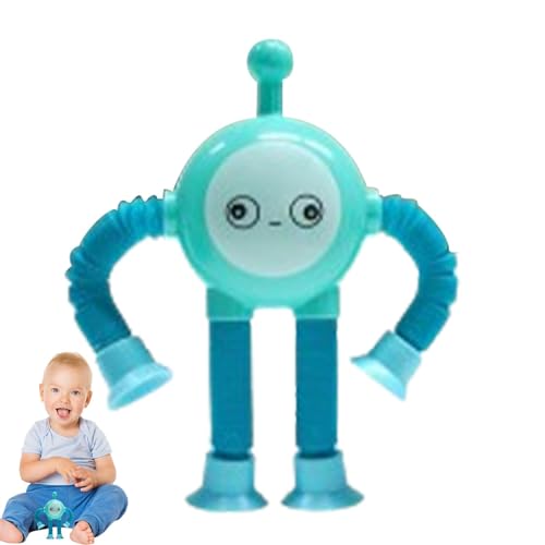 mimika Pop Tube Toys,Formveränderndes Tube-Spielzeug | LED Sensory Toys Biegbare Pop Tube - Entspannendes Formwechselspielzeug für Kinder für Schlafsaal, Schlafzimmer, Wohnzimmer, Klassenzimmer von mimika