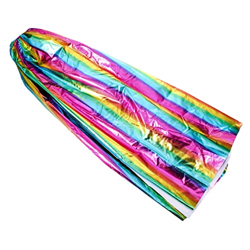 Regenbogenumhang Halloween Kap Cosplay Kostüme klein festlicher Umhang Prinzessin verkleiden Cape Umhänge für Mädchen verkleiden Kostümparty-Umhang Polyester (Polyester) von minkissy