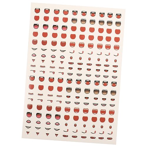 minkissy 1 Blatt Mund Aufkleber für DIY Animation Figuren Bunte Cartoon Mund Sticker für Knetfiguren Scrapbooking Hochzeitsdeko und Mehr Einfach Anzuwenden für Kreative Bastelprojekte minkissy 1 Blatt Mund Aufkleber für DIY Animation Figuren Bunte Cartoon Mund Sticker für Knetfiguren Scrapbooking Hochzeitsdeko und Mehr Einfach Anzuwenden für Kreative Bastelprojekte von minkissy