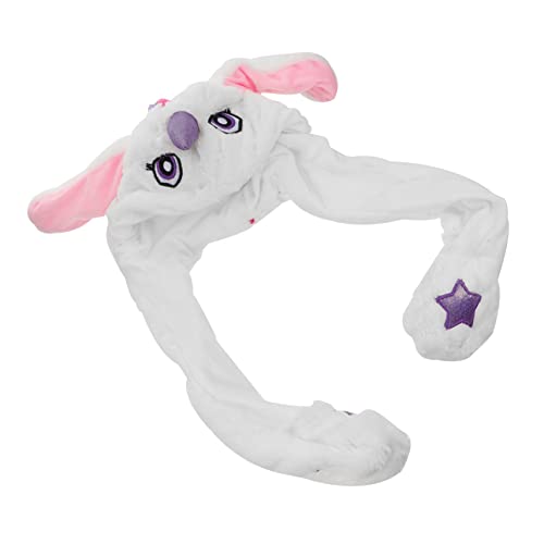 minkissy 1 PC Plüschmütze Mit Beweglichen Ohren Cartoon Outfits Für Mädchen Warme Plüschmütze Tierohr Kopfbedeckung Partyhüte Für Erwachsene Outfit Für Mädchen Cosplay Kostüm von minkissy