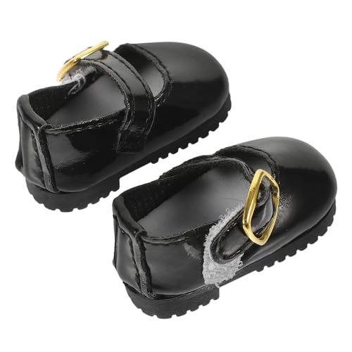 minkissy 1 Paar Mini Bjd Puppenschuhe aus PU für Gelenkpuppen Stilvolle Leder Schuhe für Mädchen Zubehör zum Ankleiden und Kreativen Spiel minkissy 1 Paar Mini Bjd Puppenschuhe aus PU für Gelenkpuppen Stilvolle Leder Schuhe für Mädchen Zubehör zum Ankleiden und Kreativen Spiel von minkissy