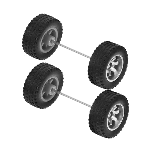 minkissy 1 Paar Toy Car Ersatzreifen Gummireifen für Modellautos Passform für Rc Fahrzeuge Installieren Langlebig und Vielseitig Einsetzbar von minkissy
