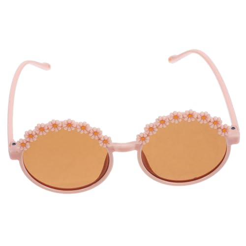 minkissy 1 Paar kleine Gänseblümchen- trendy Party- Gänseblümchen-Brille LED Rahmen Brillenstütze Kreative Brille Partybrille für Stk Rosa von minkissy