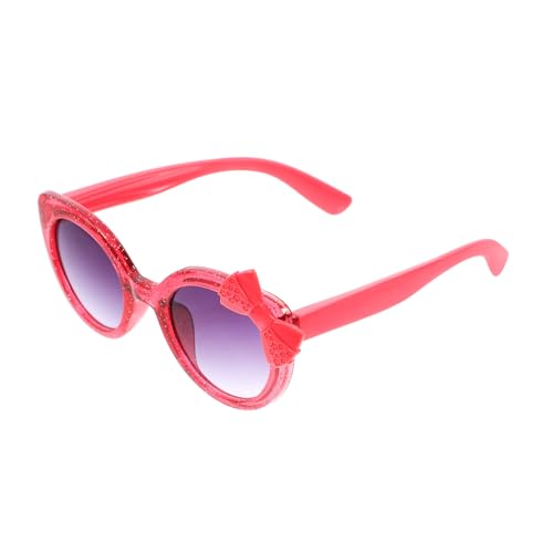 minkissy 1 Paar sonnenbrillen für party zubehör Urlaubsbrille Festival-Foto-Requisite für Mädchen stilvolles Brillendekor Sachen für Teenager Stk rot von minkissy