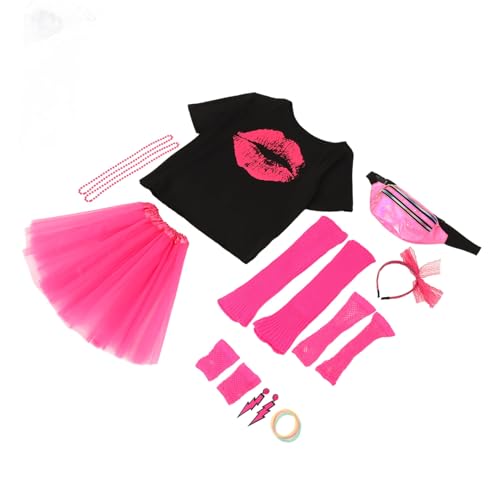 minkissy 1 Satz Abschlussballanzug Groovy Dekorationen Trendy Partyoutfit Der 80er Spitze Dame Kostümzubehör Der 80er Jahre Datum Disco-party-kostüm Haarreifen Garn Rosy minkissy 1 Satz Abschlussballanzug Groovy Dekorationen Trendy Partyoutfit Der 80er Spitze Dame Kostümzubehör Der 80er Jahre Datum Disco-party-kostüm Haarreifen Garn Rosy von minkissy