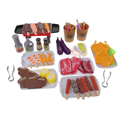 minkissy 1 Satz BBQ Grill Set für Teiliges Kreatives Kochspielzeug mit Realistischen Rauch und Soundeffekten für Fantasievolles im und Außenbereich minkissy 1 Satz BBQ Grill Set für Teiliges Kreatives Kochspielzeug mit Realistischen Rauch und Soundeffekten für Fantasievolles im und Außenbereich von minkissy