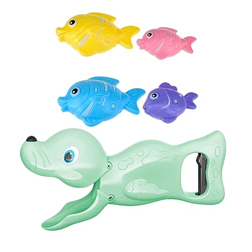 minkissy 1 Satz Badespielzeug Interaktives Fischfangen Badewannenspielzeug für Jungen und Mädchen Sicheres und Lustiges Wasserspielzeug für Junge Mädchen und Kleinkinder von minkissy