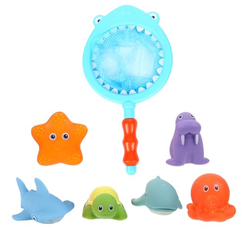 minkissy 1 Satz Badespielzeug Tierchen aus Hochwertigem mit Netz zum für Kleinkinder Beim Baden Fördert Kreatives Spiel und Spaß im Wasser minkissy 1 Satz Badespielzeug Tierchen aus Hochwertigem mit Netz zum für Kleinkinder Beim Baden Fördert Kreatives Spiel und Spaß im Wasser von minkissy