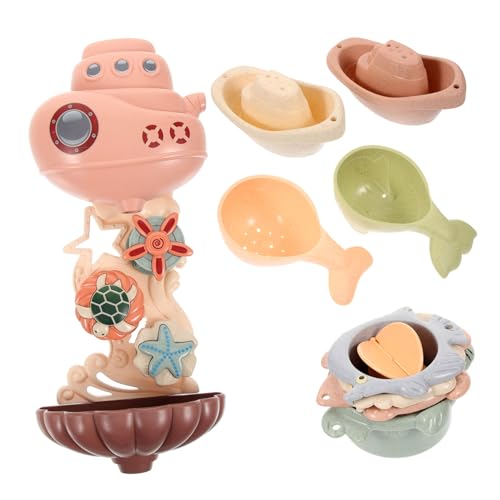 minkissy 1 Satz Badespielzeug mit Wasserwagen Niedliches Cartoon Badewannenspielzeug für Mehr Freude Beim Baden für Junge Mädchen und Kleinkinder minkissy 1 Satz Badespielzeug mit Wasserwagen Niedliches Cartoon Badewannenspielzeug für Mehr Freude Beim Baden für Junge Mädchen und Kleinkinder von minkissy