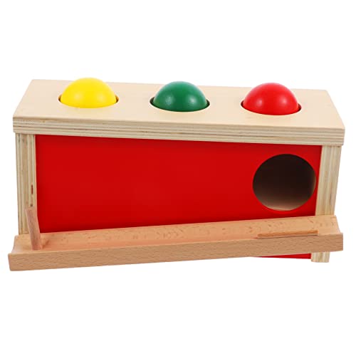 minkissy 1 Satz Ball Drop Box Pädagogisches für Kleinkinder Sicher und Robust Fördert Frühes Lernen Motorik und Farben Erkennen für Monate und Jahre von minkissy