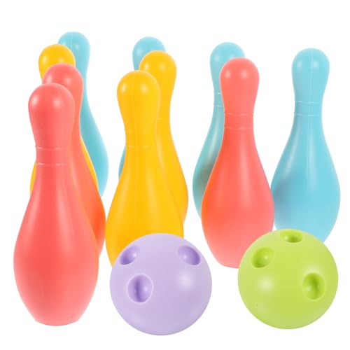 minkissy 1 Satz Bowling Set für Kunststoff Kegelspiel mit Pins und Bällen für Kindergarten und Freizeitaktivitäten Fördert Motorische Fähigkeiten und Koordination minkissy 1 Satz Bowling Set für Kunststoff Kegelspiel mit Pins und Bällen für Kindergarten und Freizeitaktivitäten Fördert Motorische Fähigkeiten und Koordination von minkissy