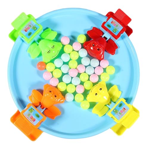 minkissy 1 Satz Buntes Froschspielzeug für Interaktives für Eltern Junge Mädchen Interaktion Fördert Koordination und Spaß Beim Geeignet für Partys und Spielabende Zufällige Farbe von minkissy