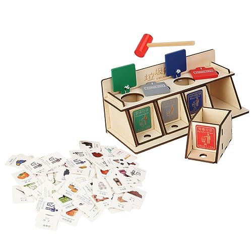 minkissy 1 Satz DIY Mülltrennungs Spielzeugset für Kreatives Holzspielzeug zur Frühen Bildung Fördert Umweltbewusstsein und Spielerisches Lernen minkissy 1 Satz DIY Mülltrennungs Spielzeugset für Kreatives Holzspielzeug zur Frühen Bildung Fördert Umweltbewusstsein und Spielerisches Lernen von minkissy
