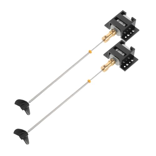 minkissy 1 Satz DIY Rc Boot Modellset mit Doppelmotoren für Fernsteuerbare Bootsteile und Propeller für Wasserspaß Seen und Flüssen von minkissy