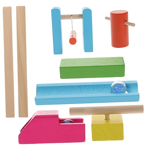 minkissy 1 Satz Domino Spielzeugset aus Holz Interaktives Lernspielzeug Feinmotorik Geeignet für Frühe Bildung und Kreatives von minkissy