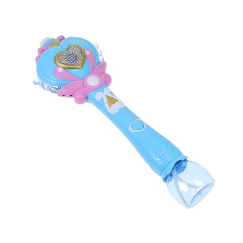 minkissy 1 Satz Elektrische Musik Seifenblasenmaschine für Blauer Bubble Blower mit Neigungsfunktion Fördert Motorische Fähigkeiten für Feiertage und Partys von minkissy