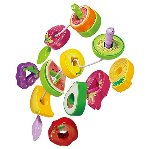 minkissy 1 Satz Fädelspielzeug für Interaktives Obst Fädelspiel Lernspielzeug Hand Augen Koordination Kreativität und Formenverständnis minkissy 1 Satz Fädelspielzeug für Interaktives Obst Fädelspiel Lernspielzeug Hand Augen Koordination Kreativität und Formenverständnis von minkissy