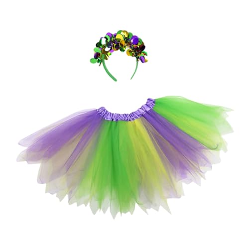 minkissy 1 Satz Geschwollener Rock Haarbandset Kleid tragen Outfits Party Zirkus karnevalsoutfit für damen karneval kostüm frauen Halloween-Mardi-Gras-Kostüm Gittergewebe minkissy 1 Satz Geschwollener Rock Haarbandset Kleid tragen Outfits Party Zirkus karnevalsoutfit für damen karneval kostüm frauen Halloween-Mardi-Gras-Kostüm Gittergewebe von minkissy