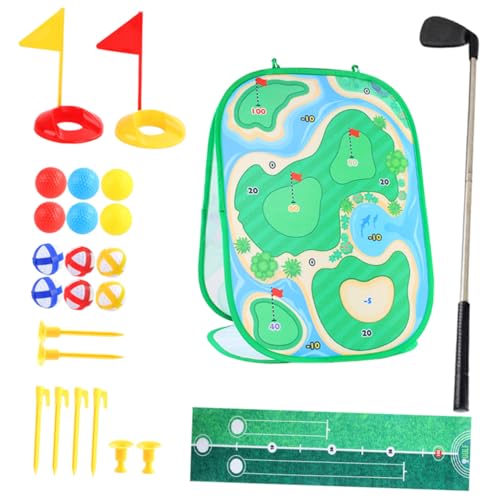minkissy 1 Satz Golfspielset für Tragbare Golfspielmatte für Drinnen und Draußen Fördert die Hand Augen Koordination und Sorgt für Spaß bei Eltern Junge Mädchen minkissy 1 Satz Golfspielset für Tragbare Golfspielmatte für Drinnen und Draußen Fördert die Hand Augen Koordination und Sorgt für Spaß bei Eltern Junge Mädchen von minkissy