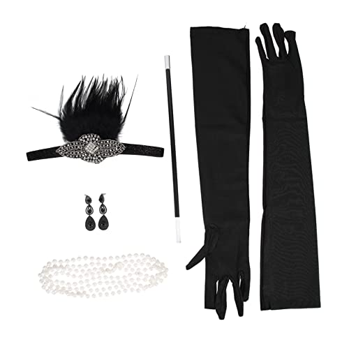 minkissy 1 Satz Halloween Schmuckset mit Halskette Haarband Ohrringen und Federdesign für Kostüm Events für Partys und Cosplay minkissy 1 Satz Halloween Schmuckset mit Halskette Haarband Ohrringen und Federdesign für Kostüm Events für Partys und Cosplay von minkissy