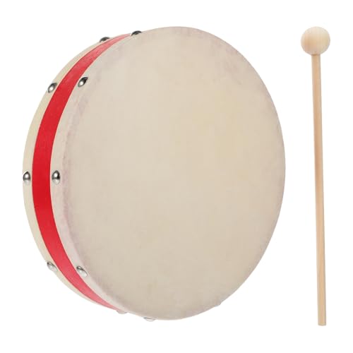minkissy 1 Satz Handtrommel aus Holz mit Schlägel Doppel Perfomance Percussion Instrument für Musikfestivals und Partys Leicht und Tragbar für Einfache Handhabung minkissy 1 Satz Handtrommel aus Holz mit Schlägel Doppel Perfomance Percussion Instrument für Musikfestivals und Partys Leicht und Tragbar für Einfache Handhabung von minkissy