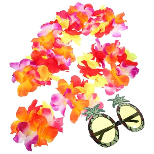 minkissy 1 Satz Hawaii-Themenstütze Halskette thematisiert LED Girlande Kostümzubehör hawaiianische Partyartikel hawaiianisches Partykostüm Ananas -Sonnenbrille Tuch minkissy 1 Satz Hawaii-Themenstütze Halskette thematisiert LED Girlande Kostümzubehör hawaiianische Partyartikel hawaiianisches Partykostüm Ananas -Sonnenbrille Tuch von minkissy
