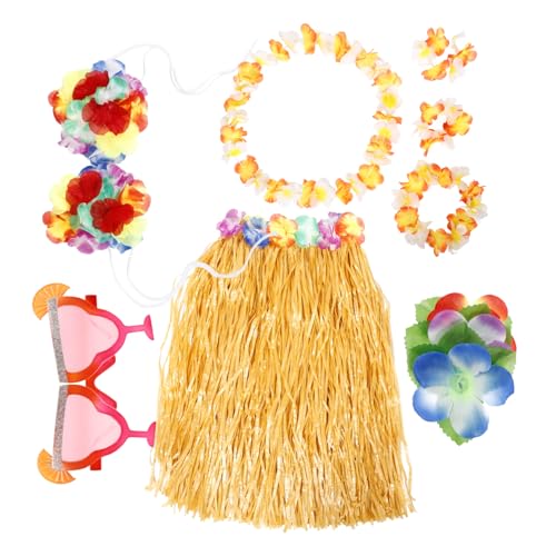 minkissy 1 Satz Hawaii-outfits Für Luau-partybevorzugung Hawaiianische Damenkleider Hawaiianische Partyverzierung Hawaiianische Luau-partydekorationen Hawaiianische Grasrock Stoff minkissy 1 Satz Hawaii-outfits Für Luau-partybevorzugung Hawaiianische Damenkleider Hawaiianische Partyverzierung Hawaiianische Luau-partydekorationen Hawaiianische Grasrock Stoff von minkissy