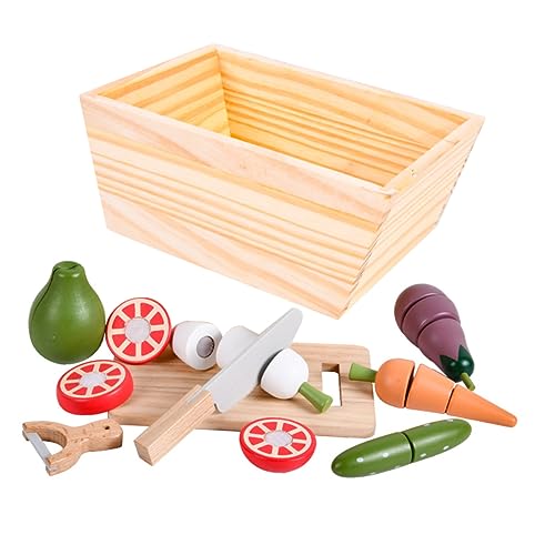 minkissy 1 Satz Holz Gemüse Schneide für Pädagogisches für Kleinkinder Fördert Kreativität und Hand Augen Koordination Sichere und Langlebige Spielwaren für Rollenspiele minkissy 1 Satz Holz Gemüse Schneide für Pädagogisches für Kleinkinder Fördert Kreativität und Hand Augen Koordination Sichere und Langlebige Spielwaren für Rollenspiele von minkissy