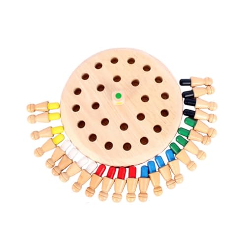 minkissy 1 Satz Holz Memory Schachspiel für Lernspielzeug Intelligenz Interaktive Spielerei für Kleinkinder Sicheres Geeignet für Ganze Familie von minkissy