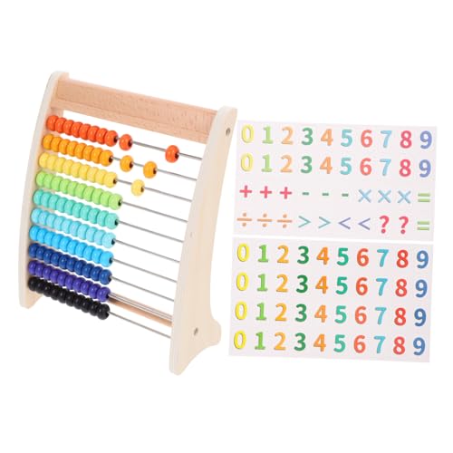minkissy 1 Satz Holz Rechenrahmen Stufiges Montessori Lernspielzeug für Mathematikfähigkeiten zur Verbesserung von Rechenfähigkeiten und Hand Auge Koordination minkissy 1 Satz Holz Rechenrahmen Stufiges Montessori Lernspielzeug für Mathematikfähigkeiten zur Verbesserung von Rechenfähigkeiten und Hand Auge Koordination von minkissy