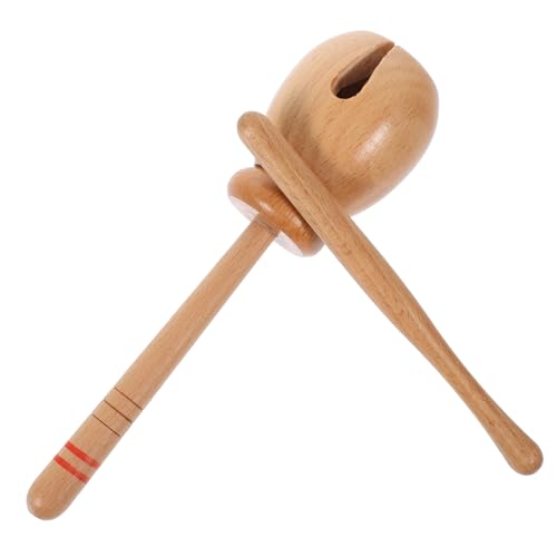 minkissy 1 Satz Holz Rhythmusblock Musikalisches Holzblock Percussion Instrument mit Schlegel für Sicheres und Langlebiges Musikspielzeug Kreativität und Musikinteresse von minkissy