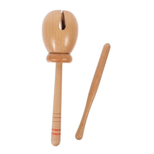 minkissy 1 Satz Holz Schlaginstrument Pädagogisches Musikspielzeug für Holzblock Percussion mit Schlägel für Frühe Musikalische Entwicklung und Rhythmusförderung minkissy 1 Satz Holz Schlaginstrument Pädagogisches Musikspielzeug für Holzblock Percussion mit Schlägel für Frühe Musikalische Entwicklung und Rhythmusförderung von minkissy