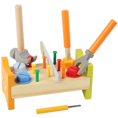 minkissy 1 Satz Holzklopfspielzeug für Pounding Peg mit Hammer Lernspielzeug für Kleinkinder Motorikspielzeug Kreativität und minkissy 1 Satz Holzklopfspielzeug für Pounding Peg mit Hammer Lernspielzeug für Kleinkinder Motorikspielzeug Kreativität und von minkissy
