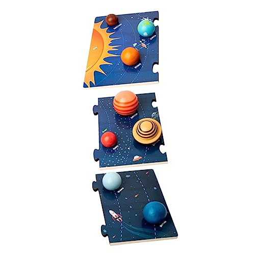 minkissy 1 Satz Holzpuzzle Sonnensystem für Planetenspielzeug zur Kognitiven Lernspielzeug für Junge Mädchen und Kleinkinder minkissy 1 Satz Holzpuzzle Sonnensystem für Planetenspielzeug zur Kognitiven Lernspielzeug für Junge Mädchen und Kleinkinder von minkissy