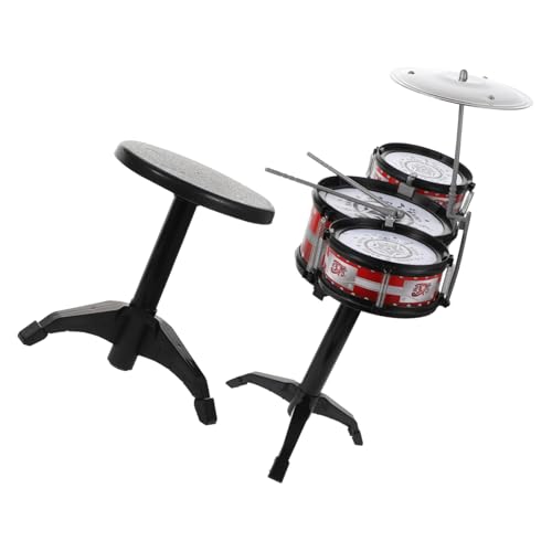 minkissy 1 Satz Jazzdrumspielzeug Pädagogisches Musikinstrument für Trommeln Stuhl für Musikalische Frühbildung und Spielspaß minkissy 1 Satz Jazzdrumspielzeug Pädagogisches Musikinstrument für Trommeln Stuhl für Musikalische Frühbildung und Spielspaß von minkissy