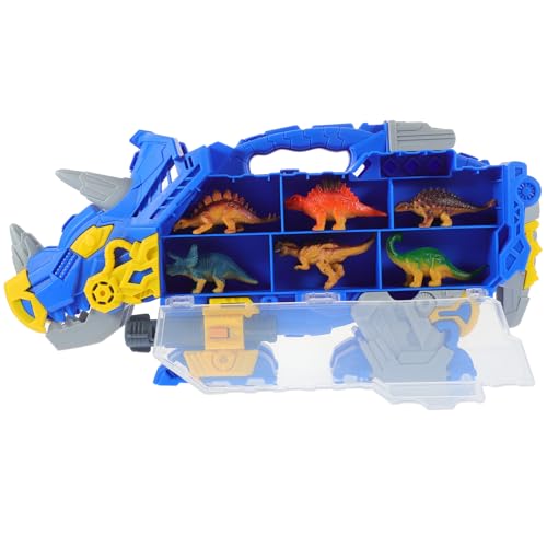 minkissy 1 Satz Kampf Dinosaurier mit Aufbewahrungsbox Interaktives Lernspielzeug für Kreatives und Fröhliche Erinnerungen für Jungen und Mädchen von minkissy
